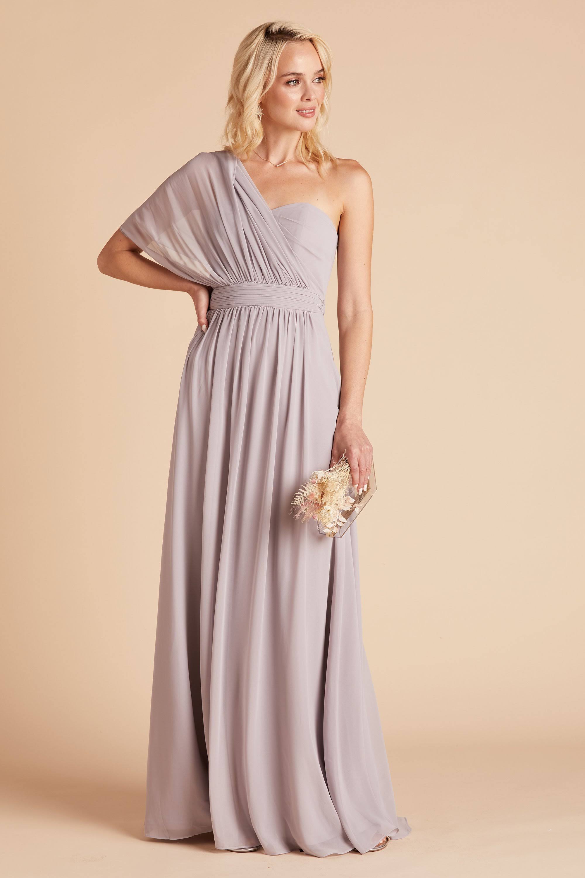 Birdy Grey Grace Convertible Chiffon Bridesmaid Dress in Lilac XXL / Lilac