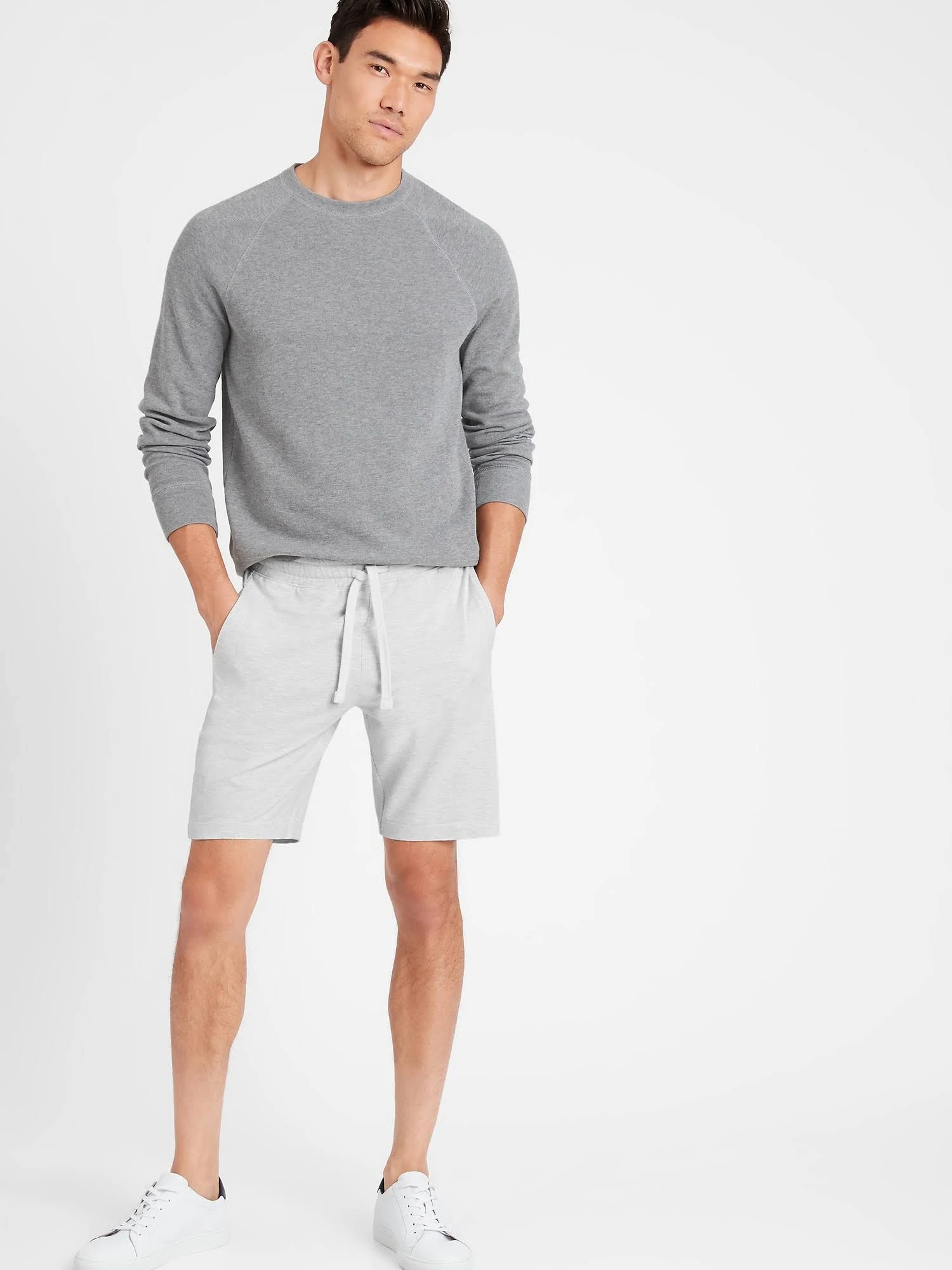 Banana Republic Men's Cozy Lounge Short Light Gray Tall Size M