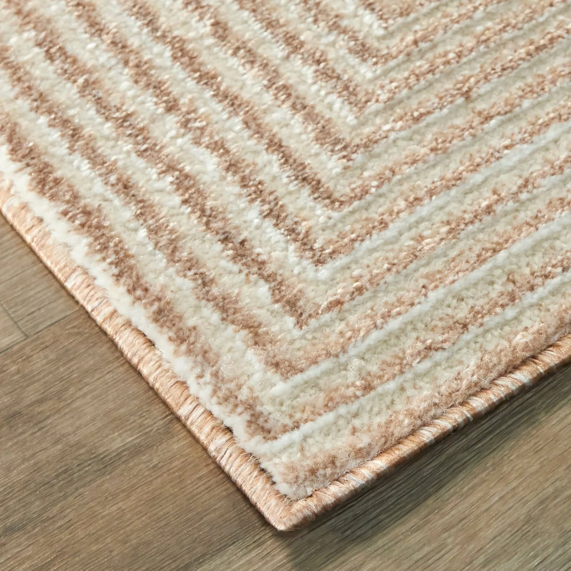 Balta Cabell Tan 5 ft. x 7 ft. Geometric Area Rug