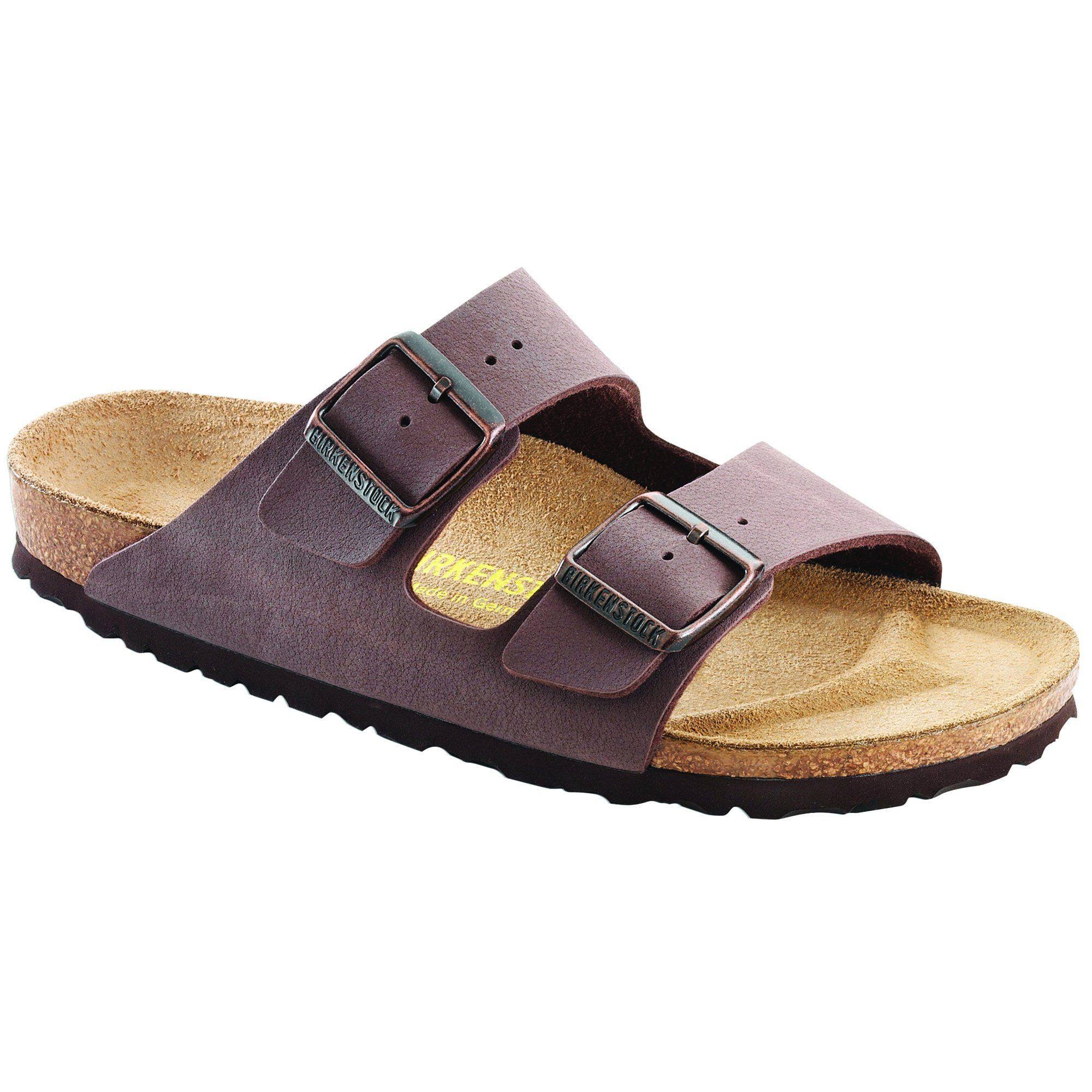 Birkenstock Men's Arizona Birkibuc Sandals, Size: 11.0, Brown