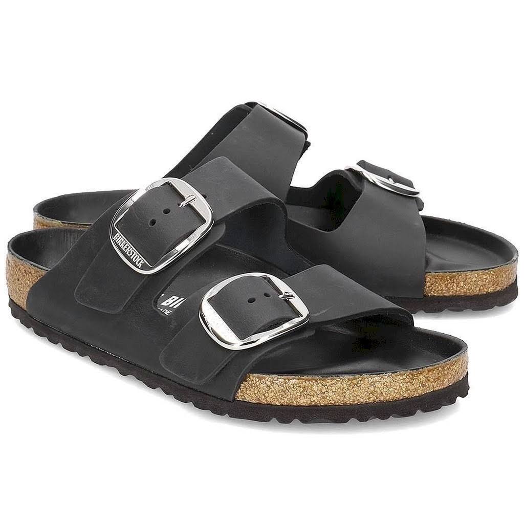 Birkenstock Shoes Arizona Big Buckle, 1011074 - Black - 5.5