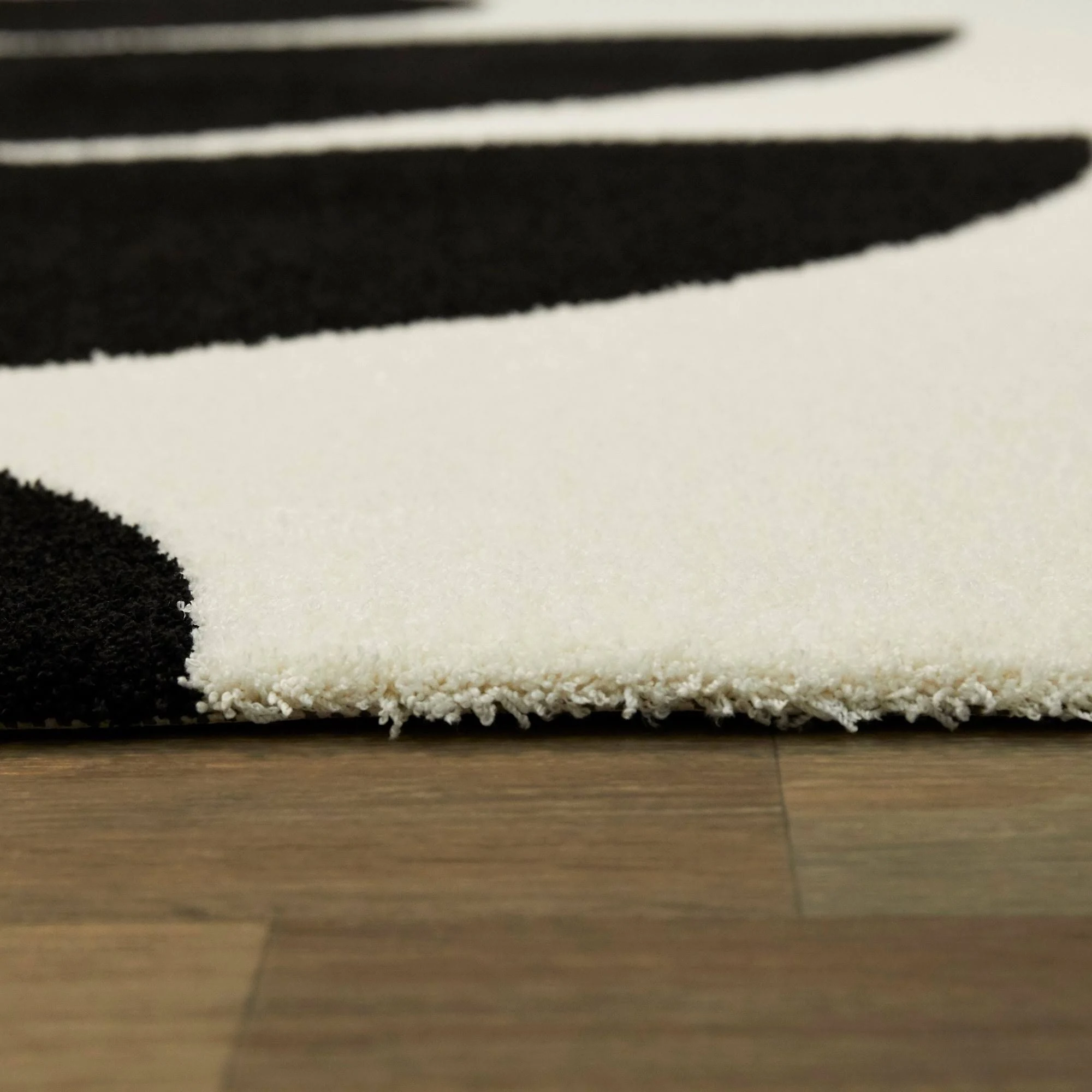 Balta Eclipse White 5 ft. x 7 ft. Modern Geometric Area Rug