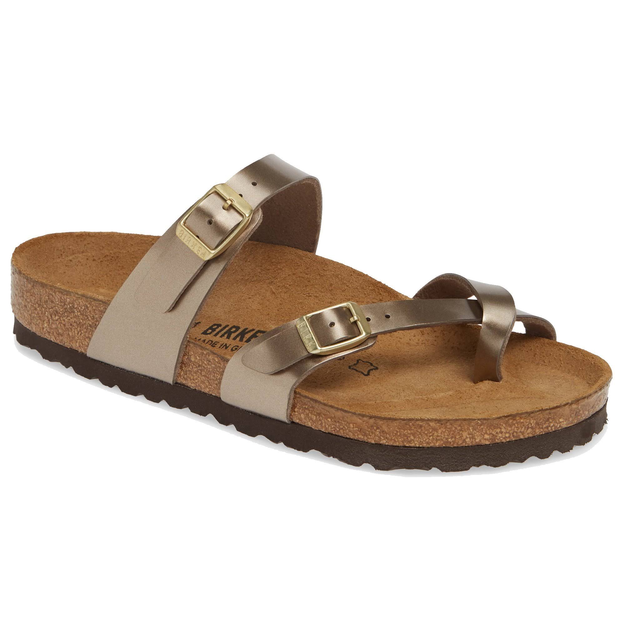 Birkenstock Mayari Birko-Flor Metallic Electric Metallic Taupe / 36