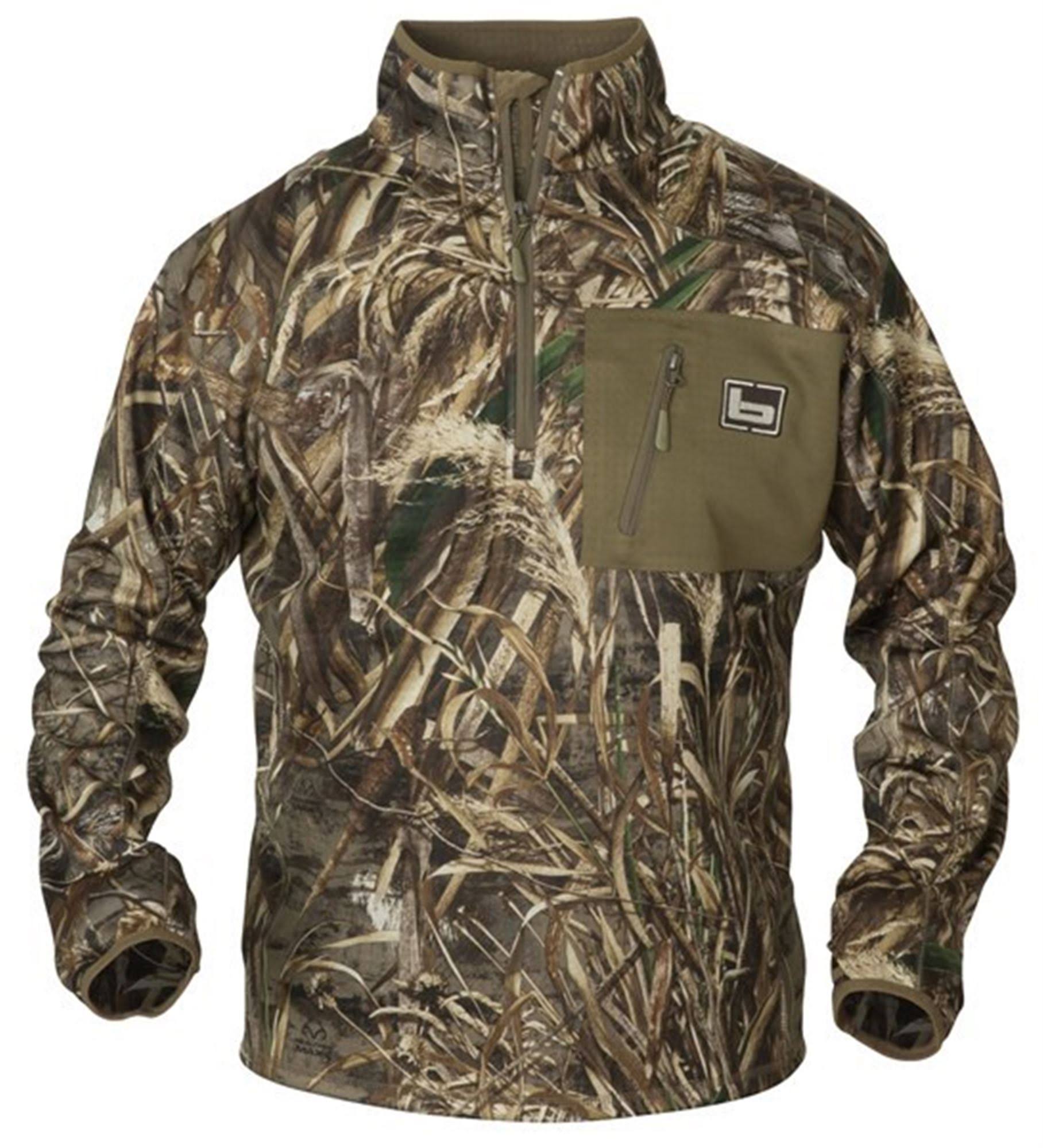 Banded B00440 1/4 Zip Mid Layer Fleece Pullover Max, Small