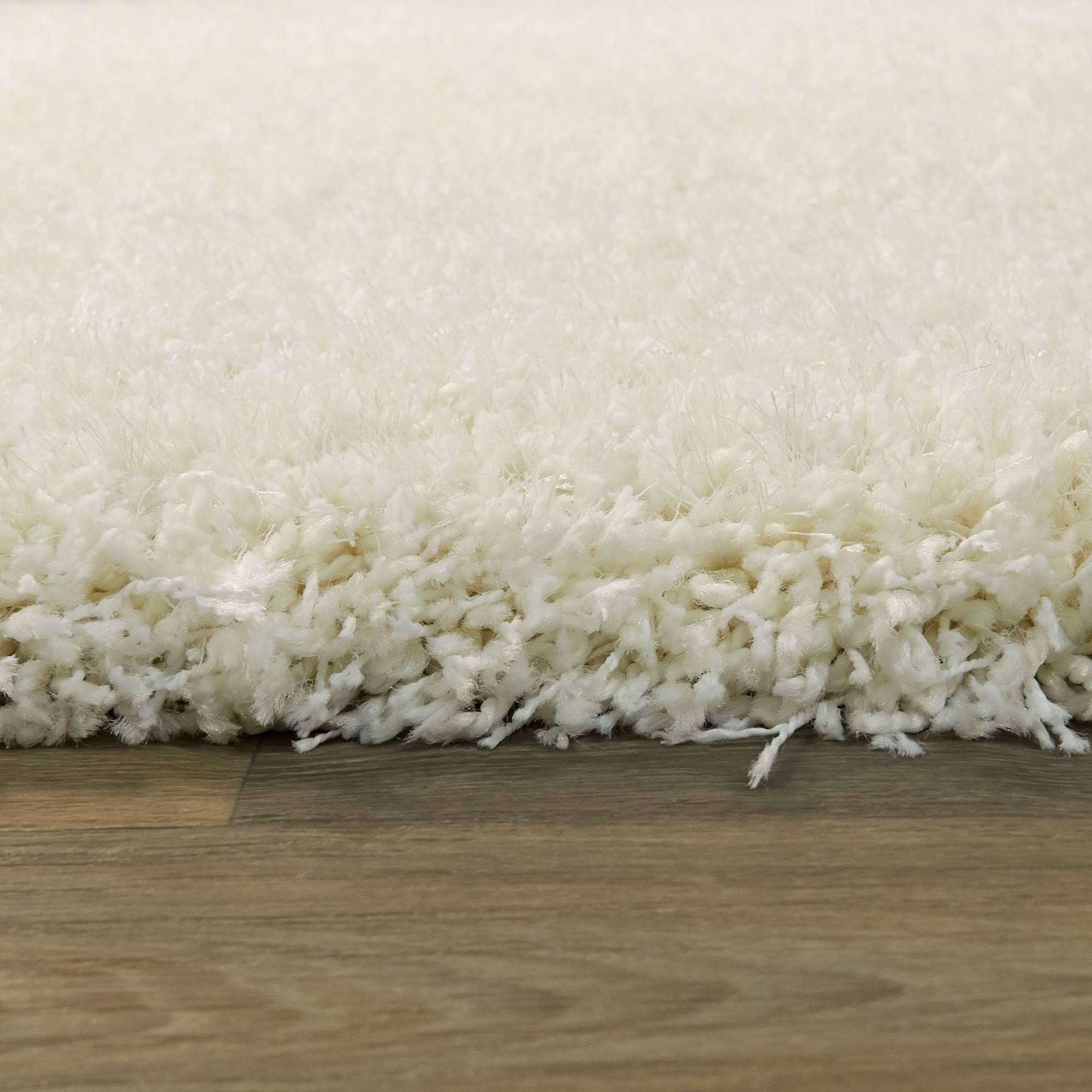BALTA Trevail Cream 5 ft. x 7 ft. Shag Area Rug, Ivory