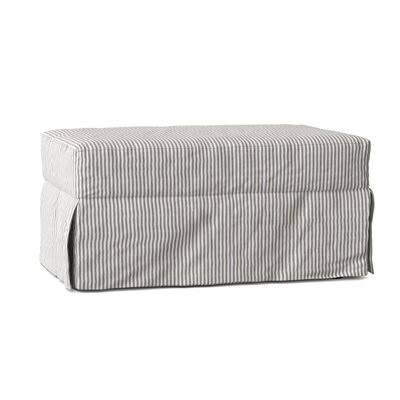 Birch Lane Fairchild 44x22 Rectangle Standard Ottoman Body Fabric: Cruise Adrift