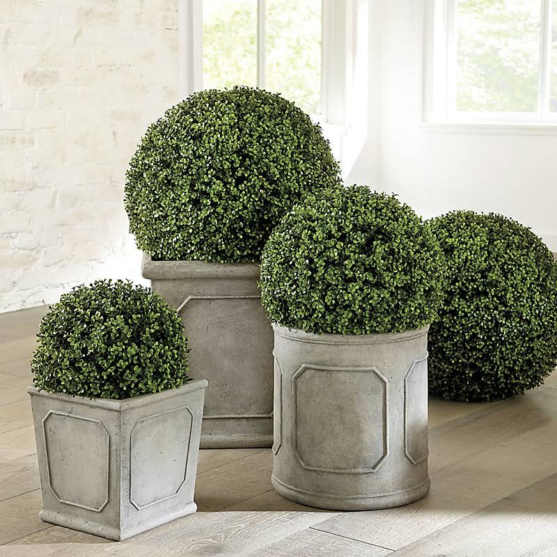 Faux Boxwood Planter Filler 18.5x22 - Ballard Designs