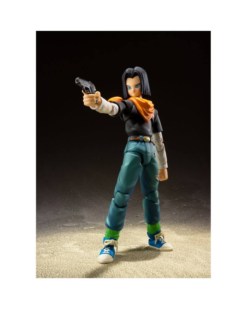 Bandai S.H. Figuarts Dragon Ball Z Android 17 Event Exclusive Color Edition - Bandai S.H. Figuarts