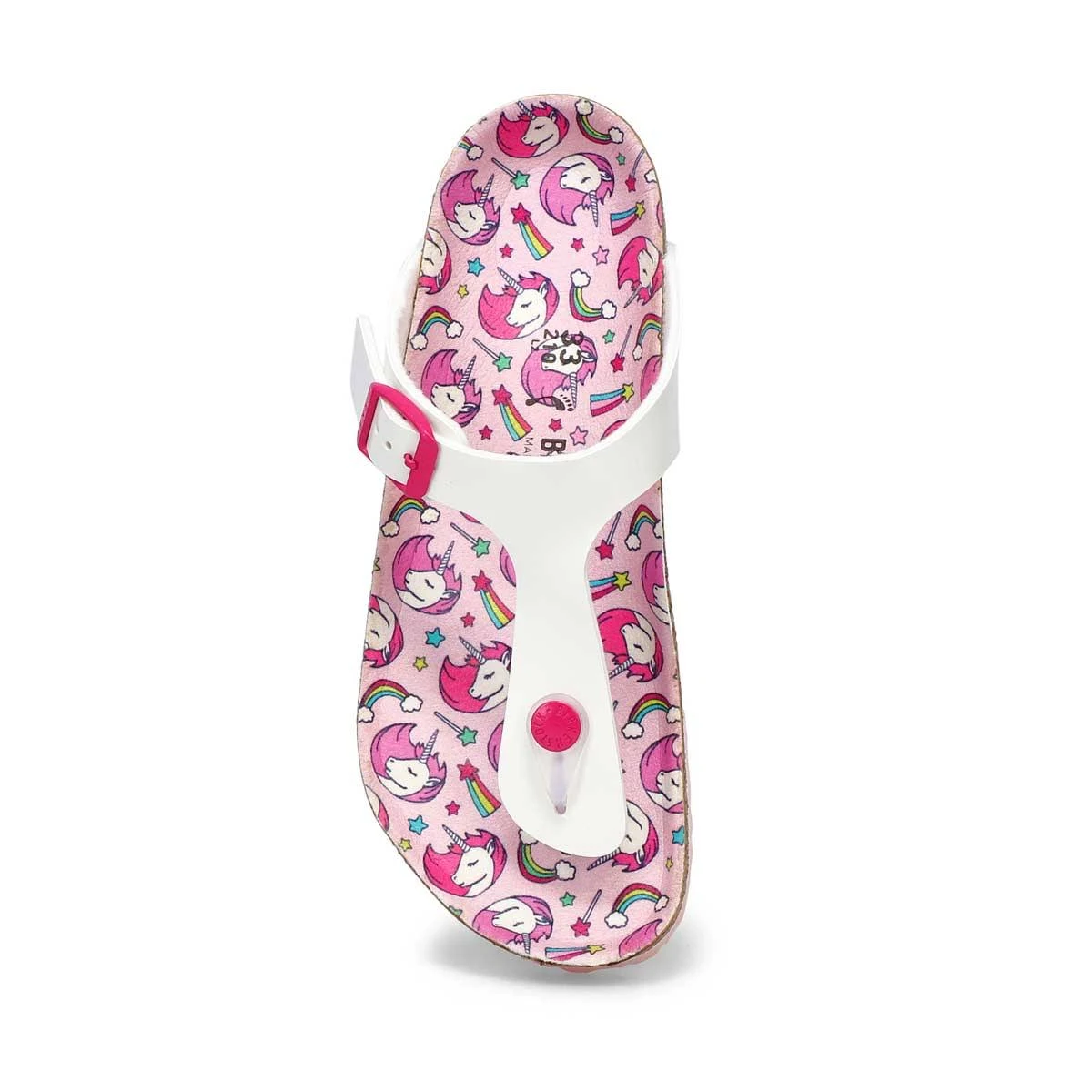 Toddler Birkenstock Gizeh Flip Flop, Size 1-1.5US - White