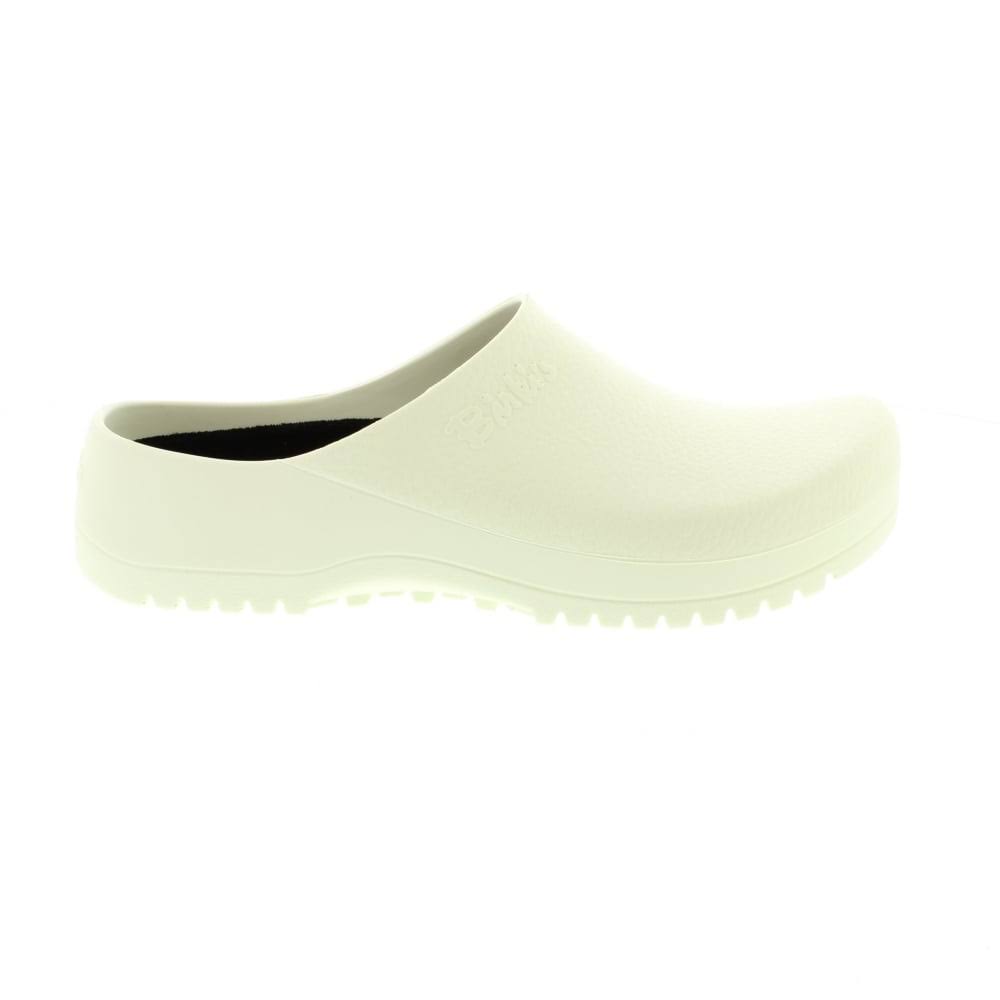 Birkenstock Super-Birki 68021 Unisex PU Occupational Clogs White