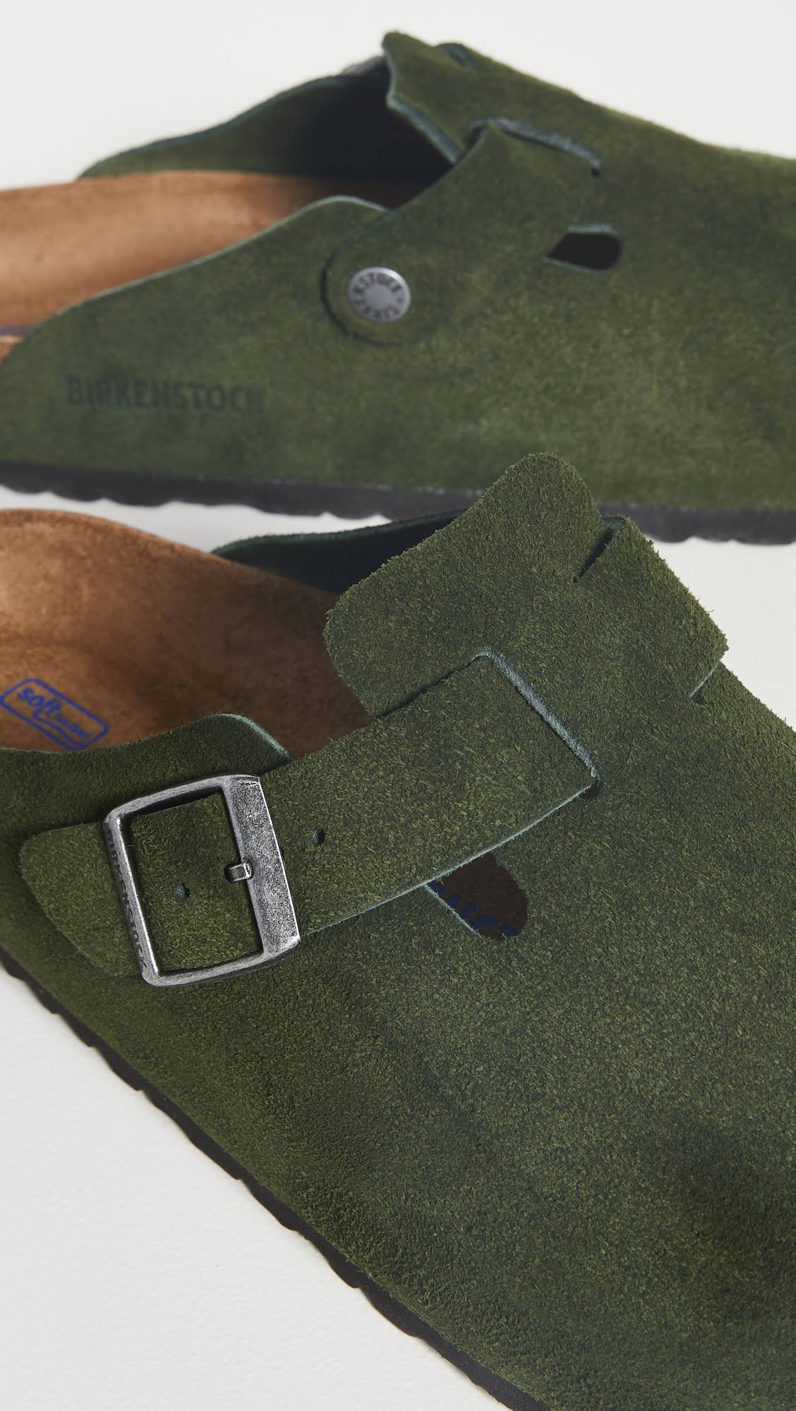 Birkenstock Boston Soft Footbed Clog, Mountain View Suede