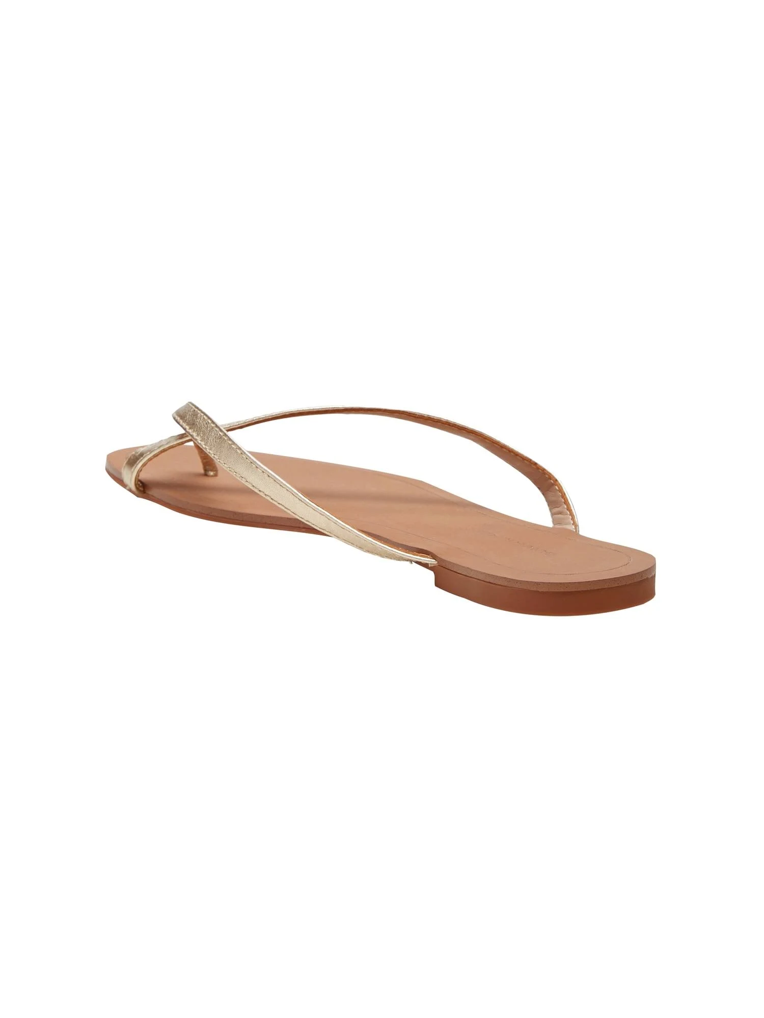 Banana Republic Women's Flip Flop Sandal Champagne Gold Leather Size 10