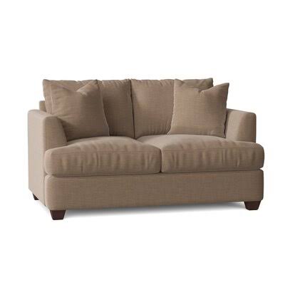 Kenna 63x22 Recessed Arm Loveseat Birch Lane Body Fabric: Conversation Linen