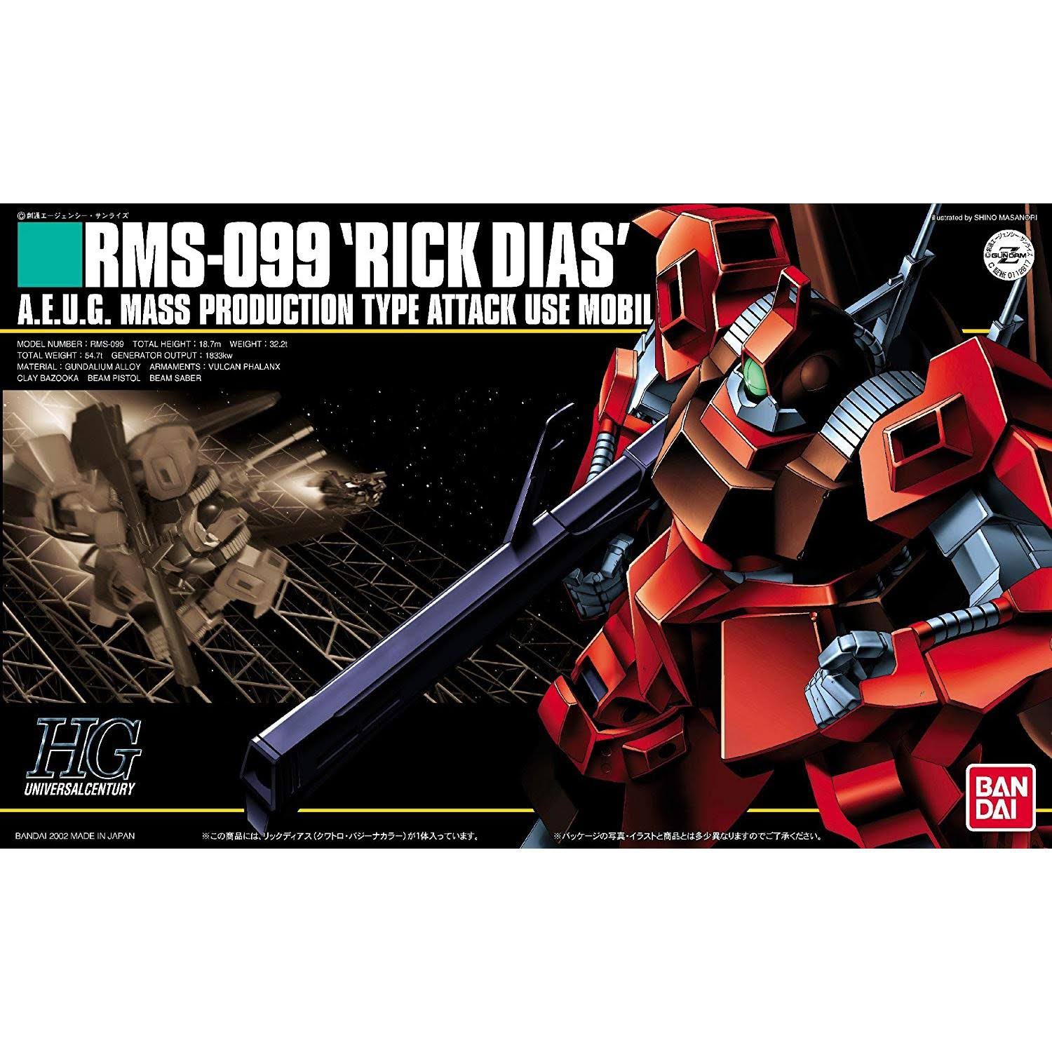 Bandai HGUC RMS-099 &Rick DIAS& Kit