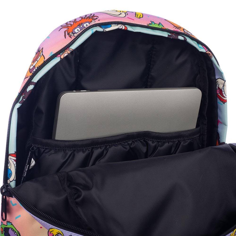 Nickelodeon 90&s Nicktoons Rainbow All of Printed Backpack