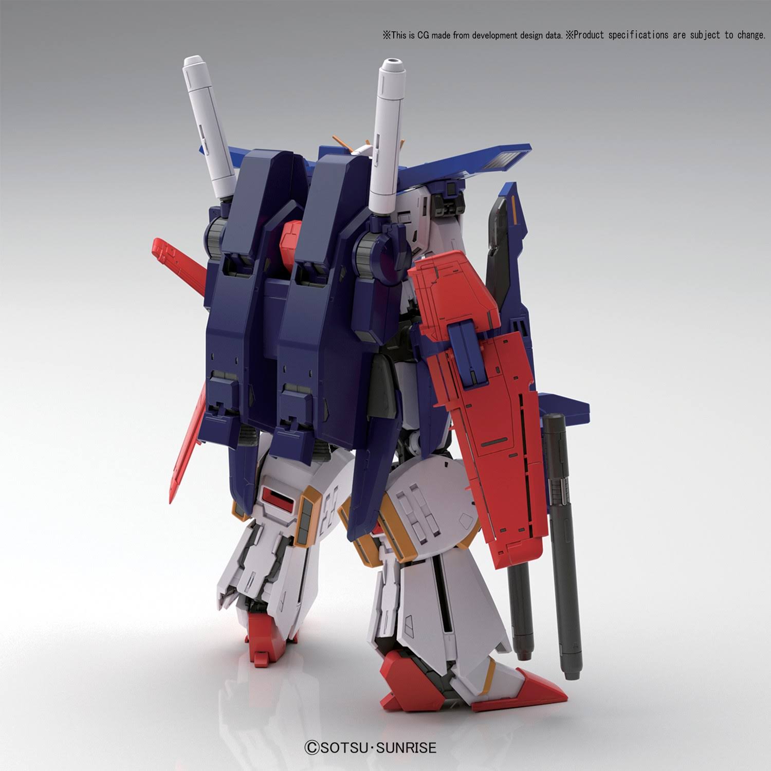 Bandai mg 1/100 MSZ-010 ZZ Gundam Ver KA Model Kit New from Japan
