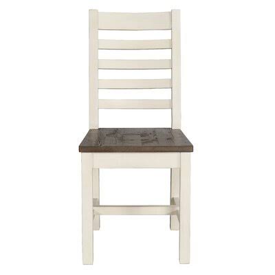 McCutcheon Solid Wood Ladder Back Side Chair (Set of 2) Birch Lane