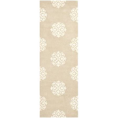 Alcott Hill Marcello Beige/Ivory Area Rug, Size: Runner 2&6 inch x 10&