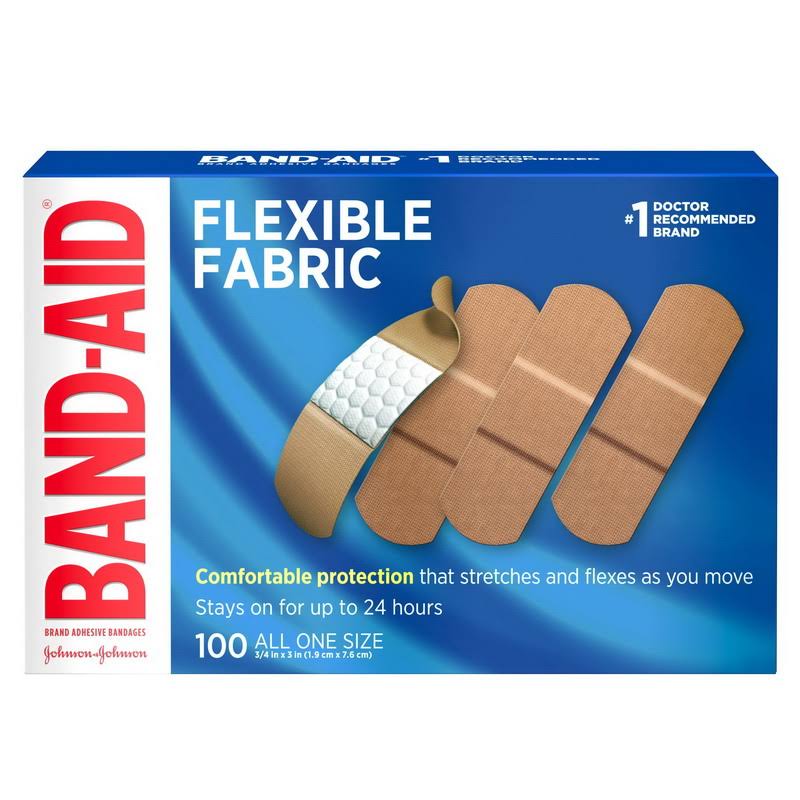Band-Aid Flex Pack Bandages, 100 Count (12 Pack)