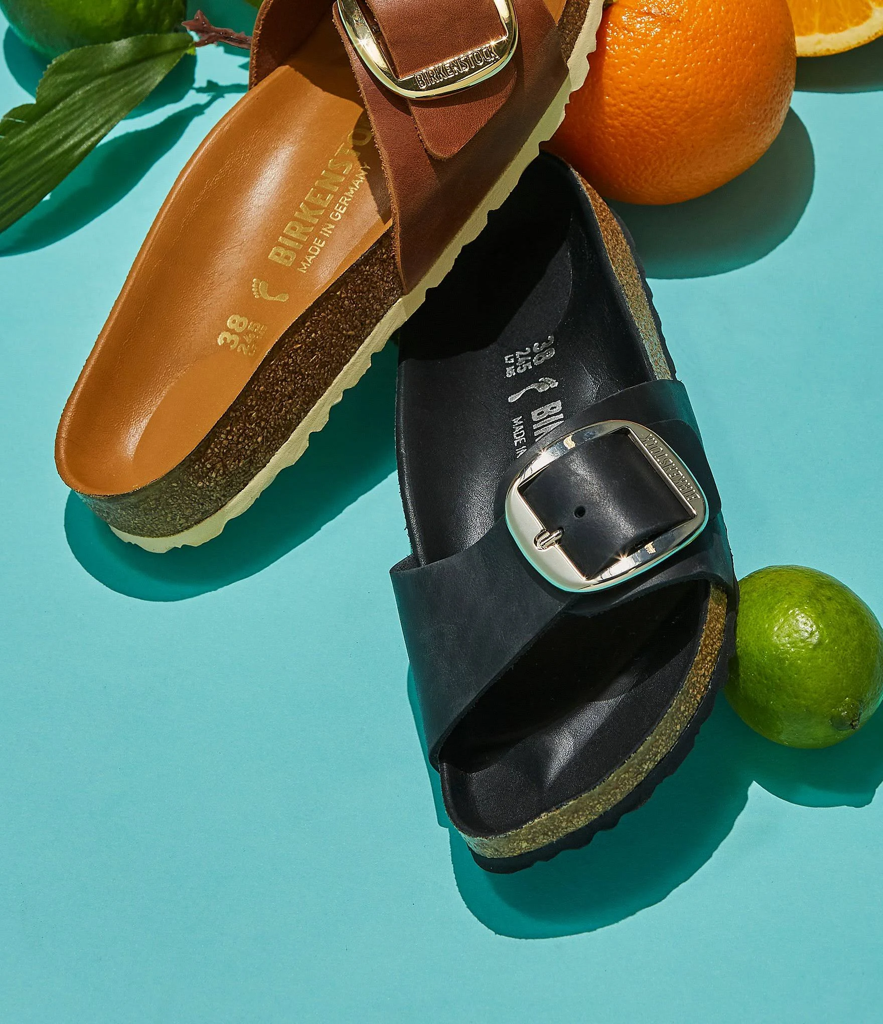 Birkenstock Madrid Big Buckle Oiled Leather Black