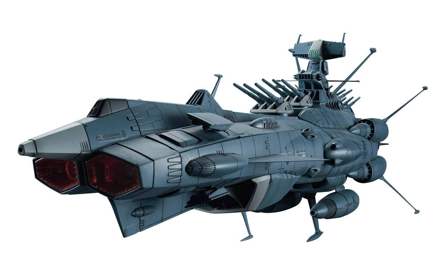 Star Blazers U.N.C.F. Andromeda Class DX 1/1000 Model Kit