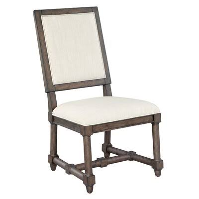 One Allium Way Laney Upholstered Dining Chair, Beige