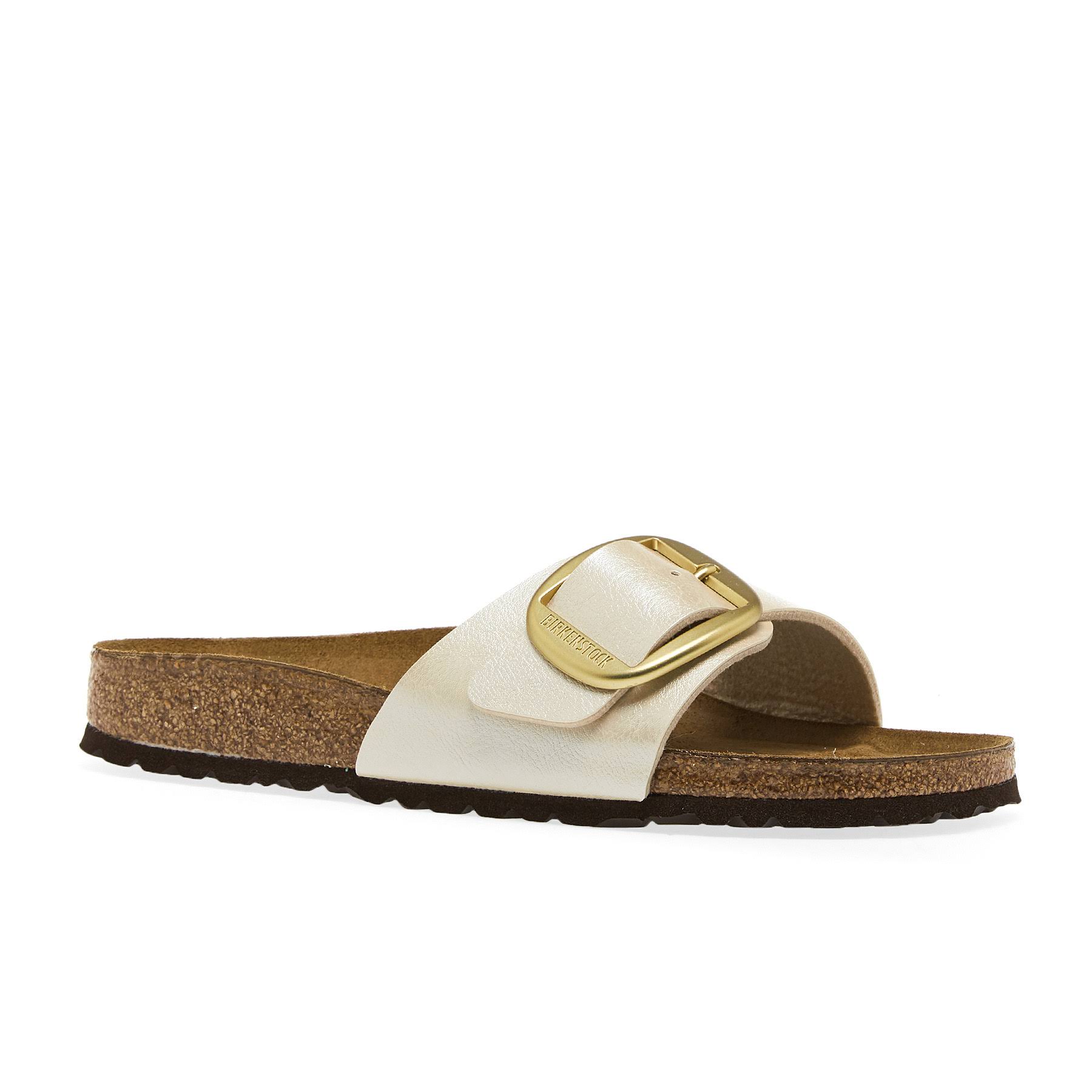 Birkenstock Madrid Big Buckle Birko-Flor Graceful Pearl White 40 EU
