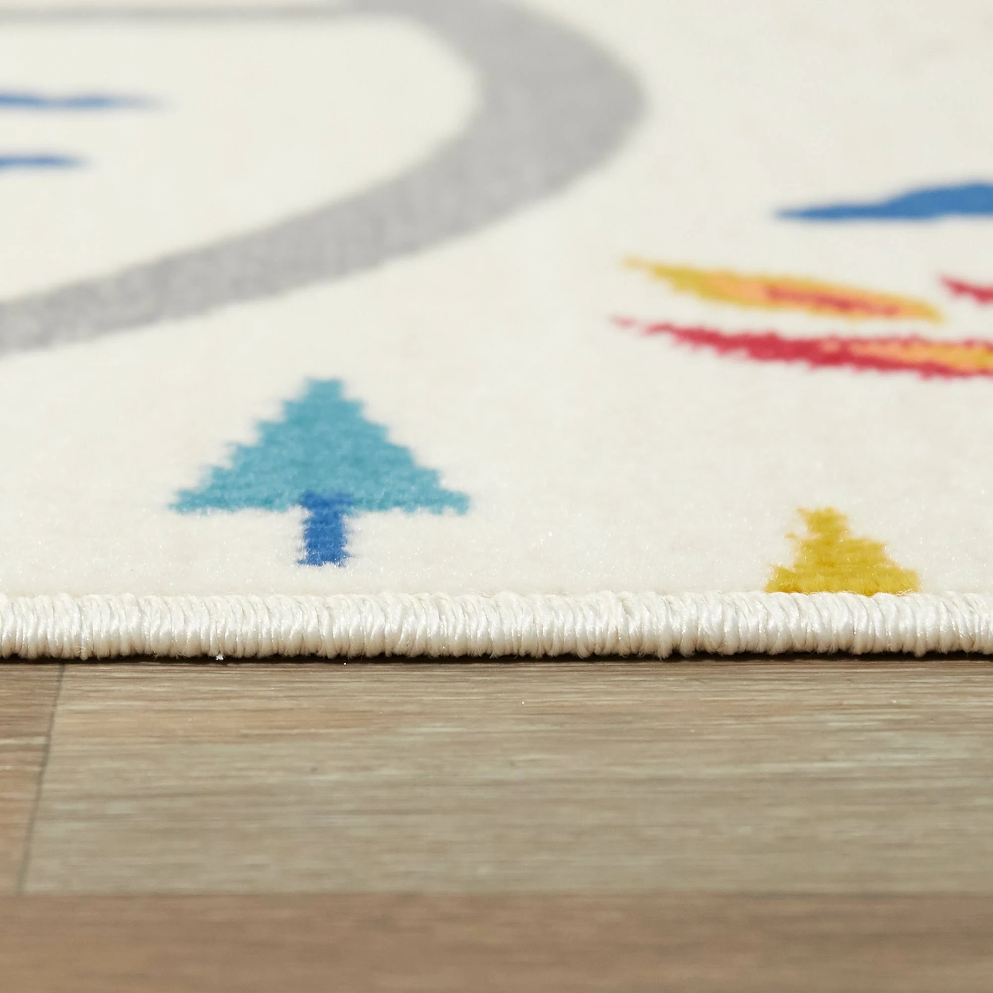 Balta Fantasy Road Pink 4 ft. x 6 ft. Kids Area Rug