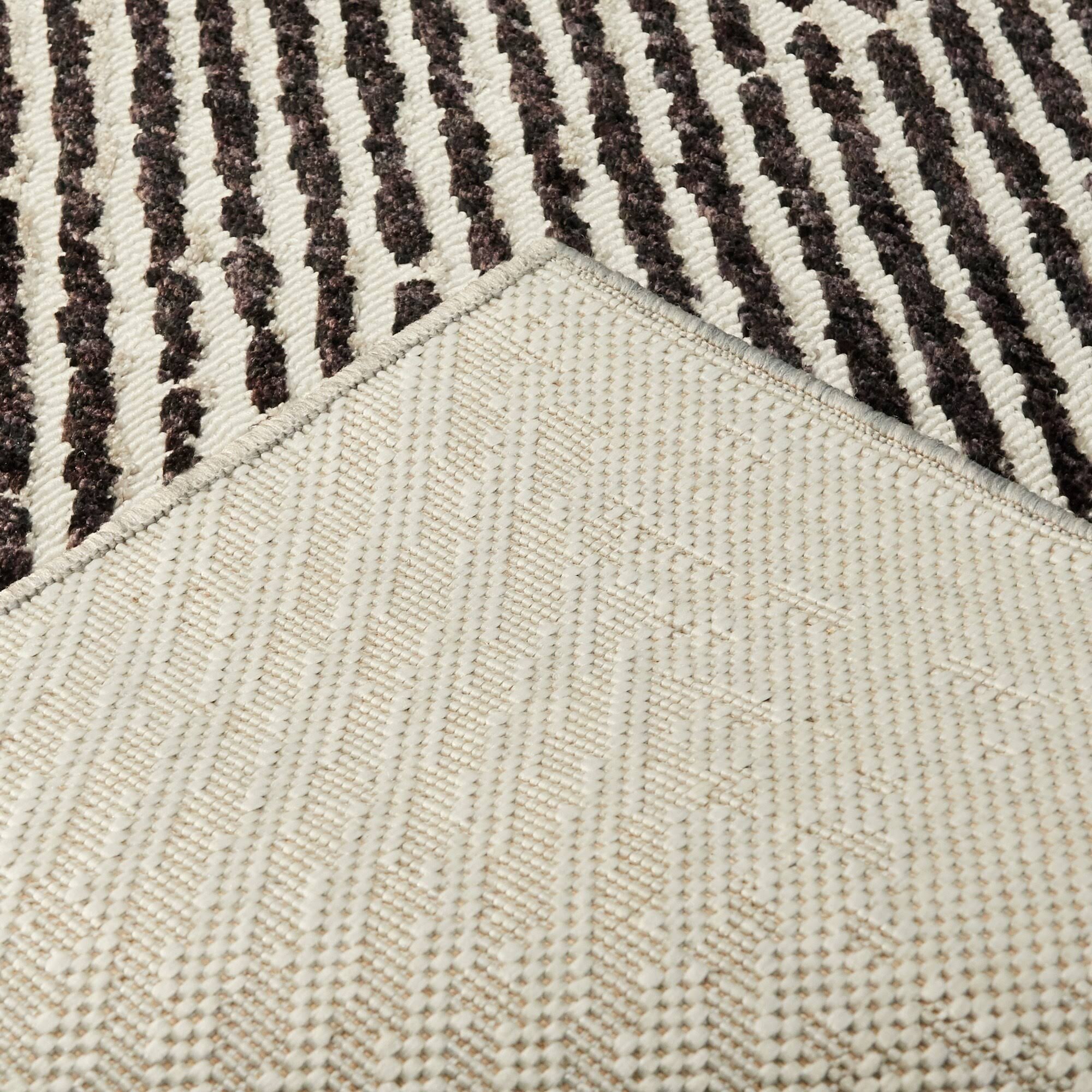 BALTA Sartre White 8 ft. x 10 ft. Abstract Area Rug