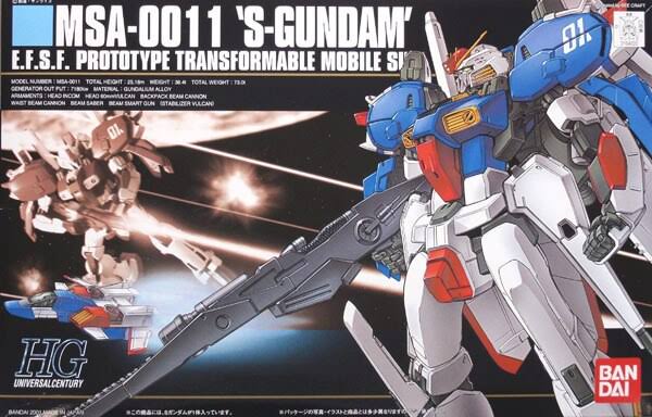 Bandai Hobby HGUC #23 MSA-0011 Superior / S Gundam HG 1/144 Model Kit