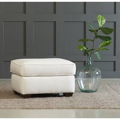 Birch Lane Swifton 29x22 Rectangle Standard Ottoman Body Fabric: Ronan Linen