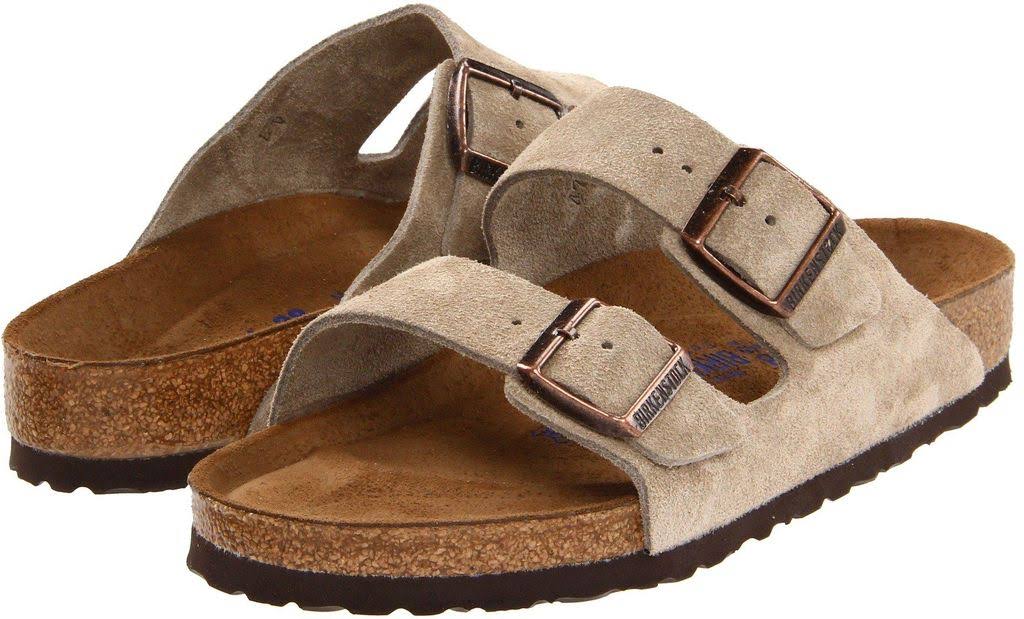 Birkenstock Arizona Suede Soft Footbed Taupe Sandal 45 N
