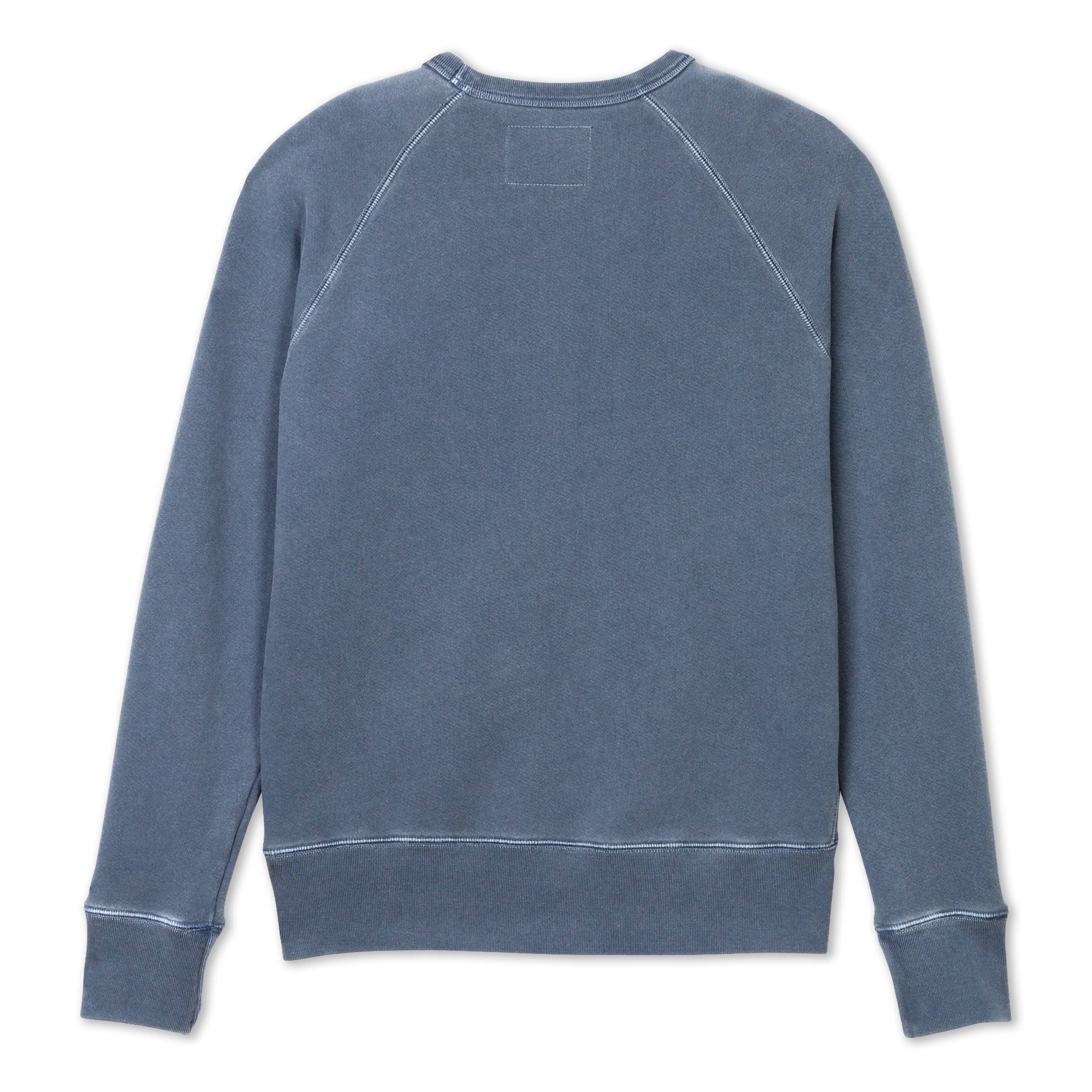 Men's Garment Dyed Raglan Crew - Indigo | Birdwell Beach Britches S / Indigo