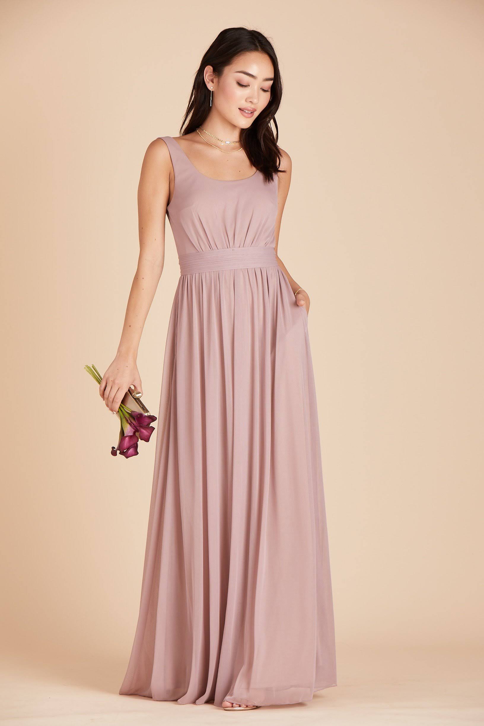 Birdy Grey Jan Bridesmaid Dress in Mauve M / Mauve