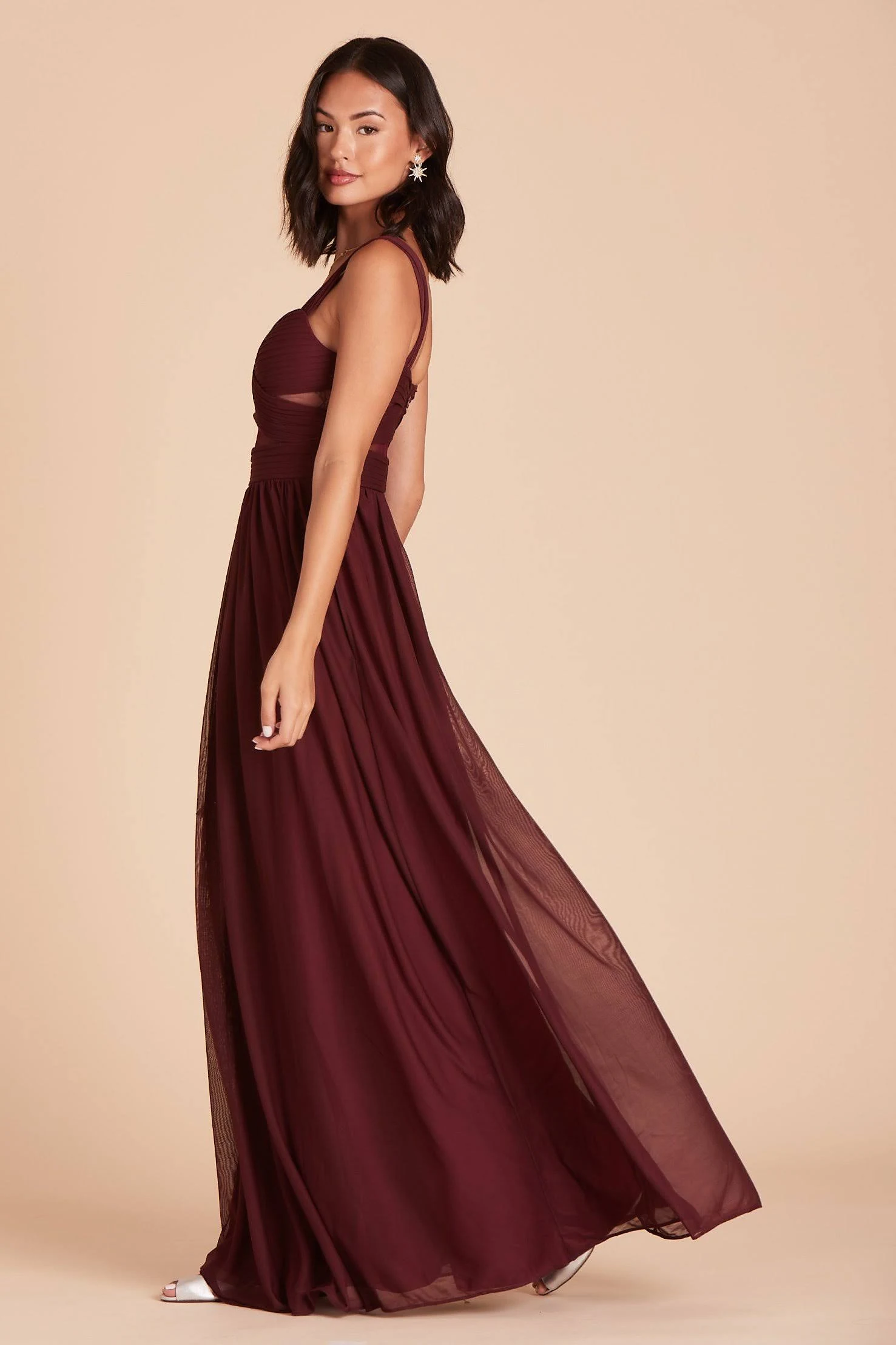 Birdy Grey Elsye Bridesmaid Dress in Cabernet XL / Cabernet