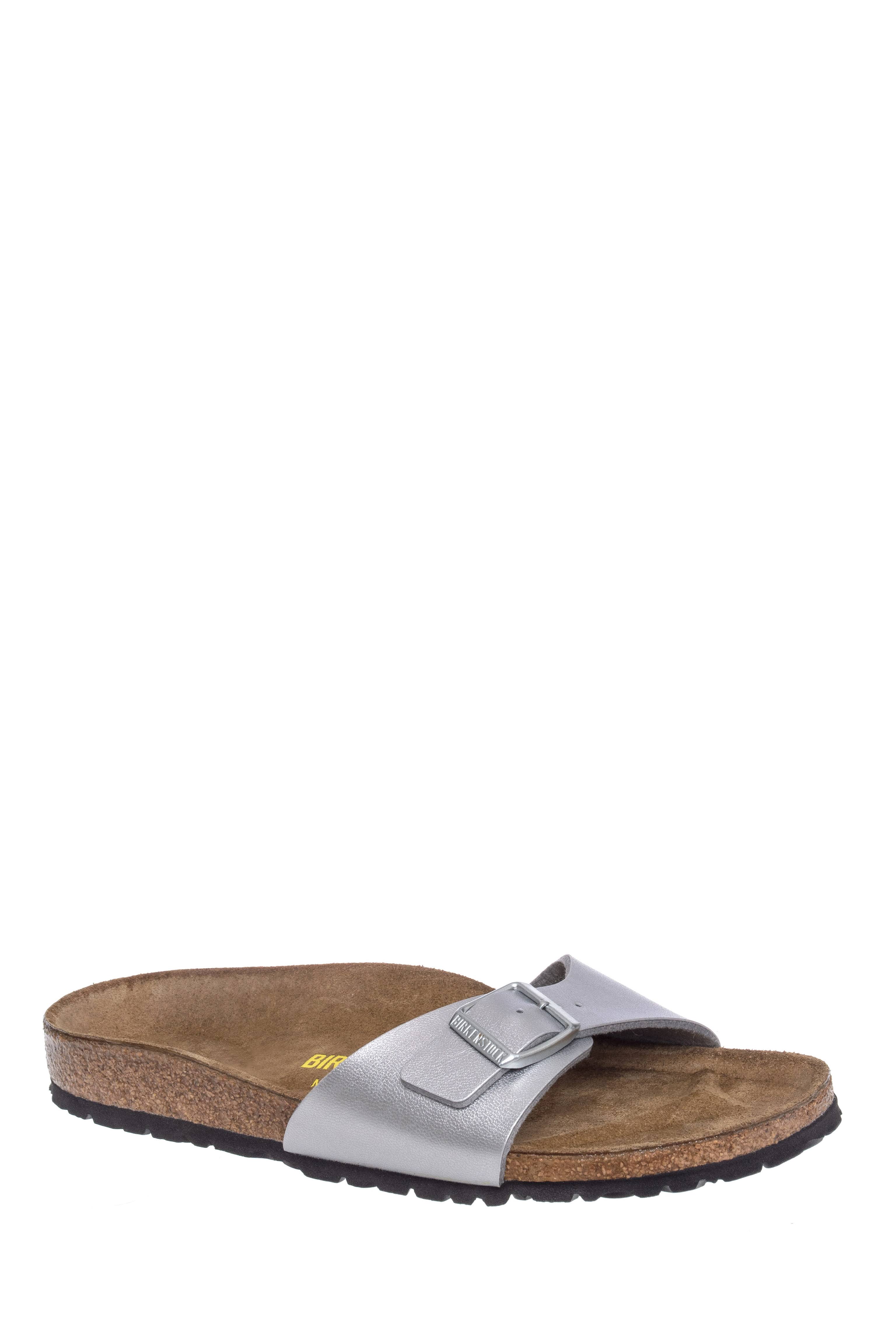 Birkenstock Women's Madrid Silver Birko-Flor