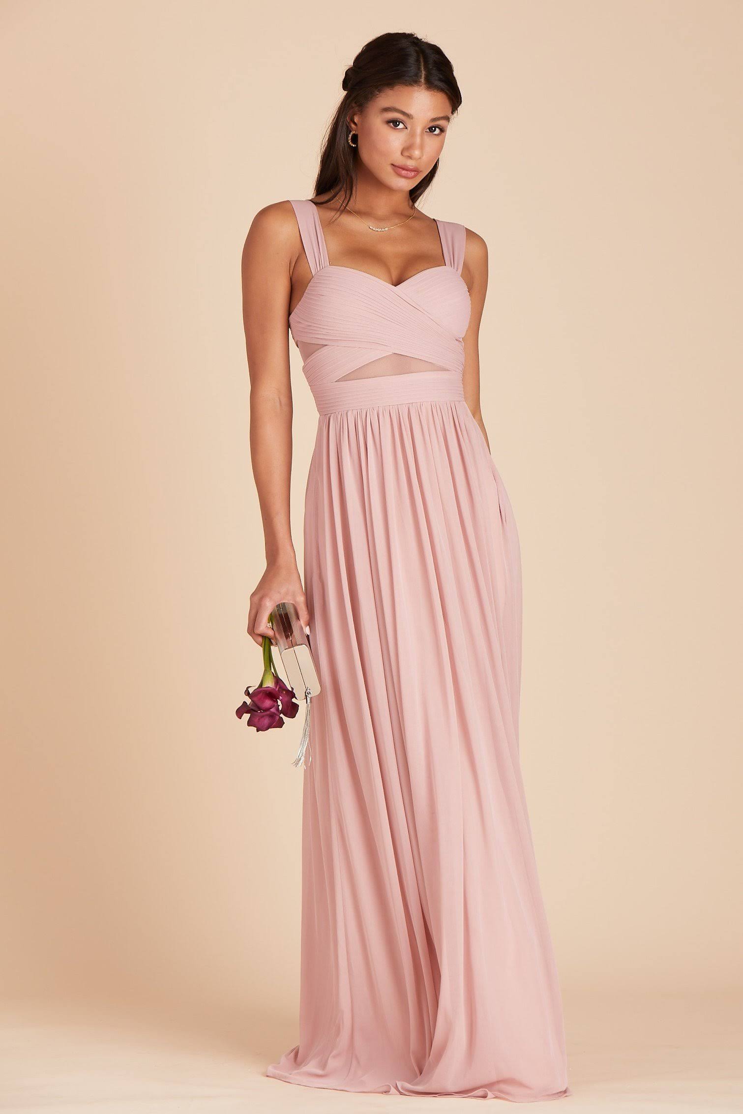 Birdy Grey Elsye Bridesmaid Dress in Dusty Rose XXL / Dusty Rose