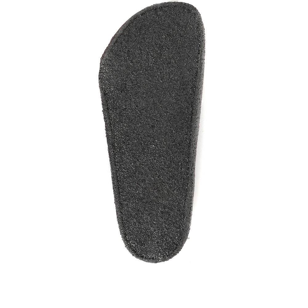 Birkenstock Men's Zermatt Wool Felt Slippers - Grey / US 06.5