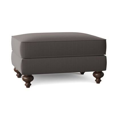 Birch Lane Durham 37x22 Rectangle Standard Ottoman Body Fabric: Oakley Graphite