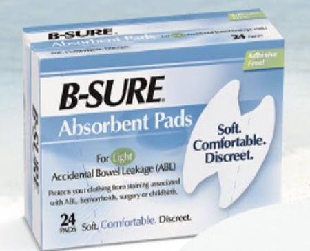 B-Sure Incontinence Liner, 288/cs