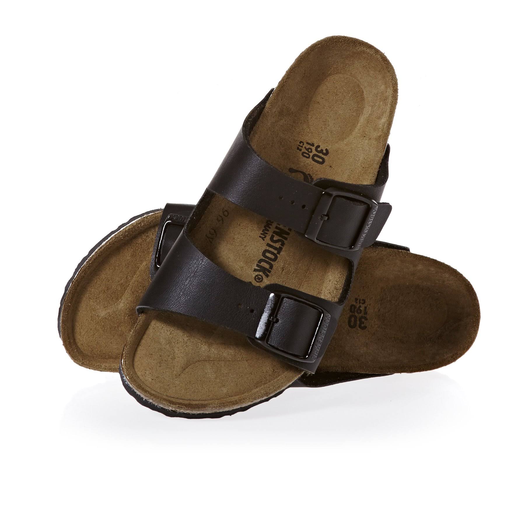 Birkenstock Arizona Birko Flor Narrow Kids Sandals - Black