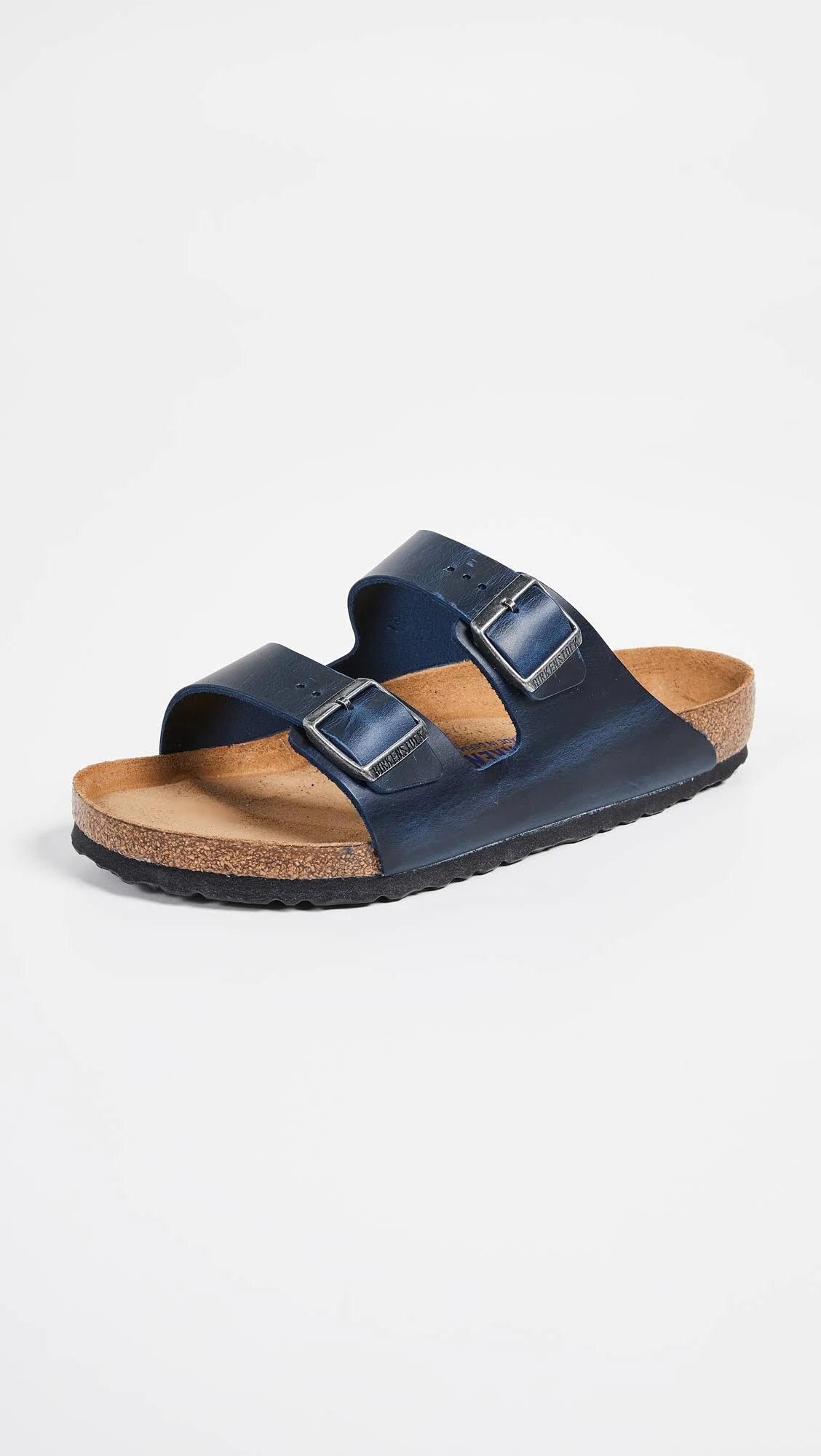 Birkenstock Arizona Soft Footbed - Oiled Leather Blue / 43 / Regular