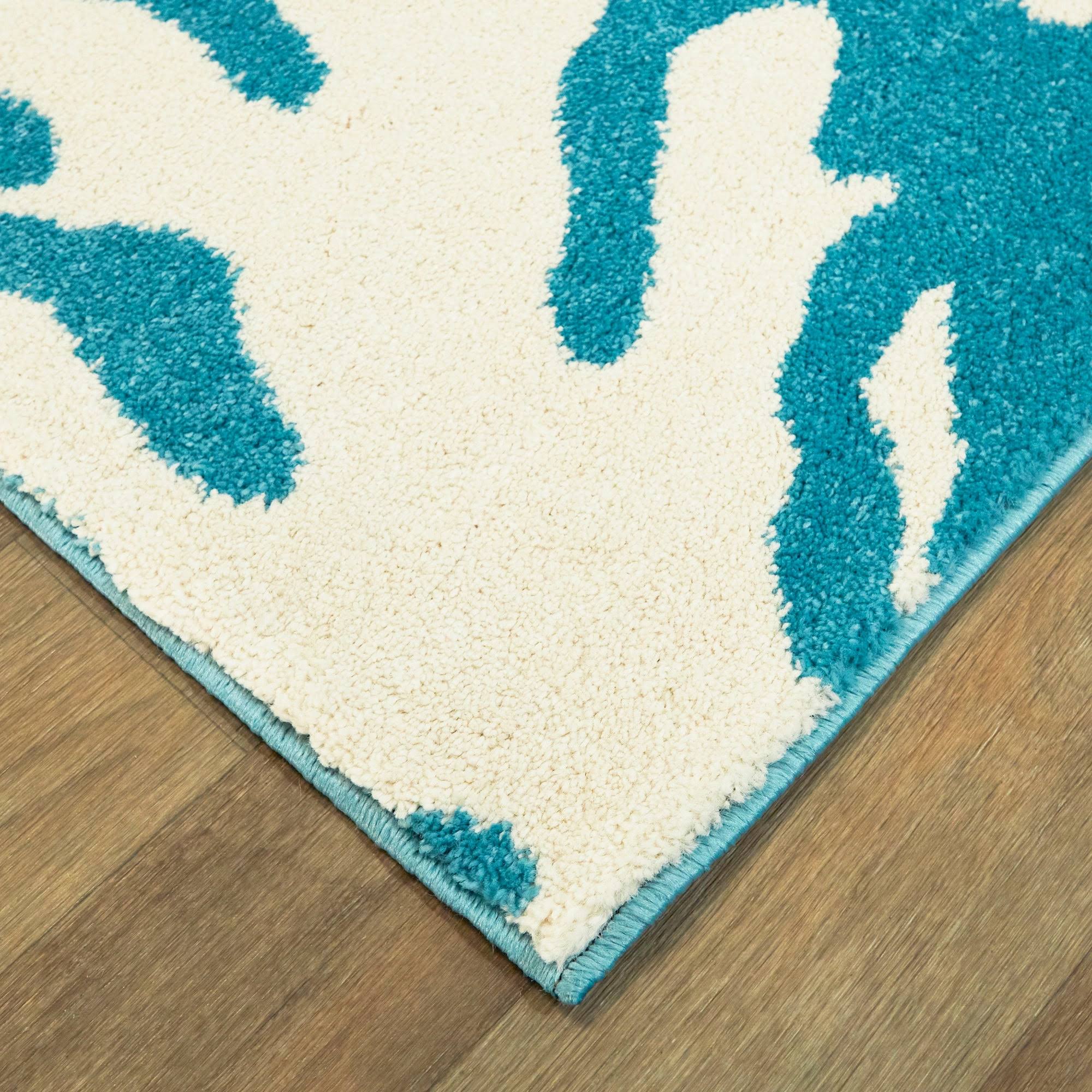BALTA Caswell Grey 8 ft. x 10 ft. Coastal Coral Area Rug