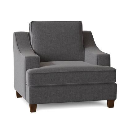 Lise 39x22 Wide Armchair Birch Lane Body Fabric: Sunbrella Cast Slate