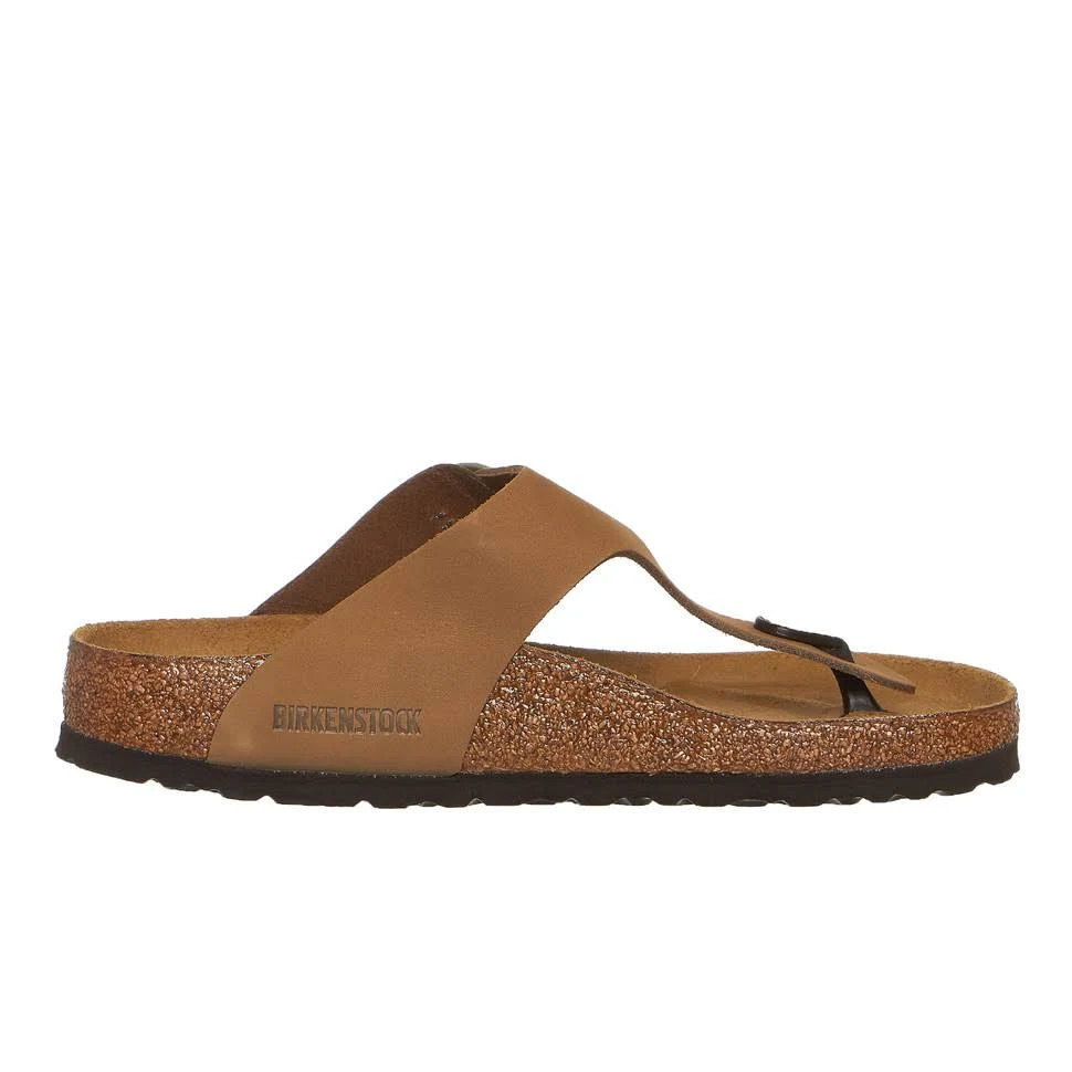 Birkenstock Gizeh Big Buckle Nubuck Leather Mud Green Thong Sandals