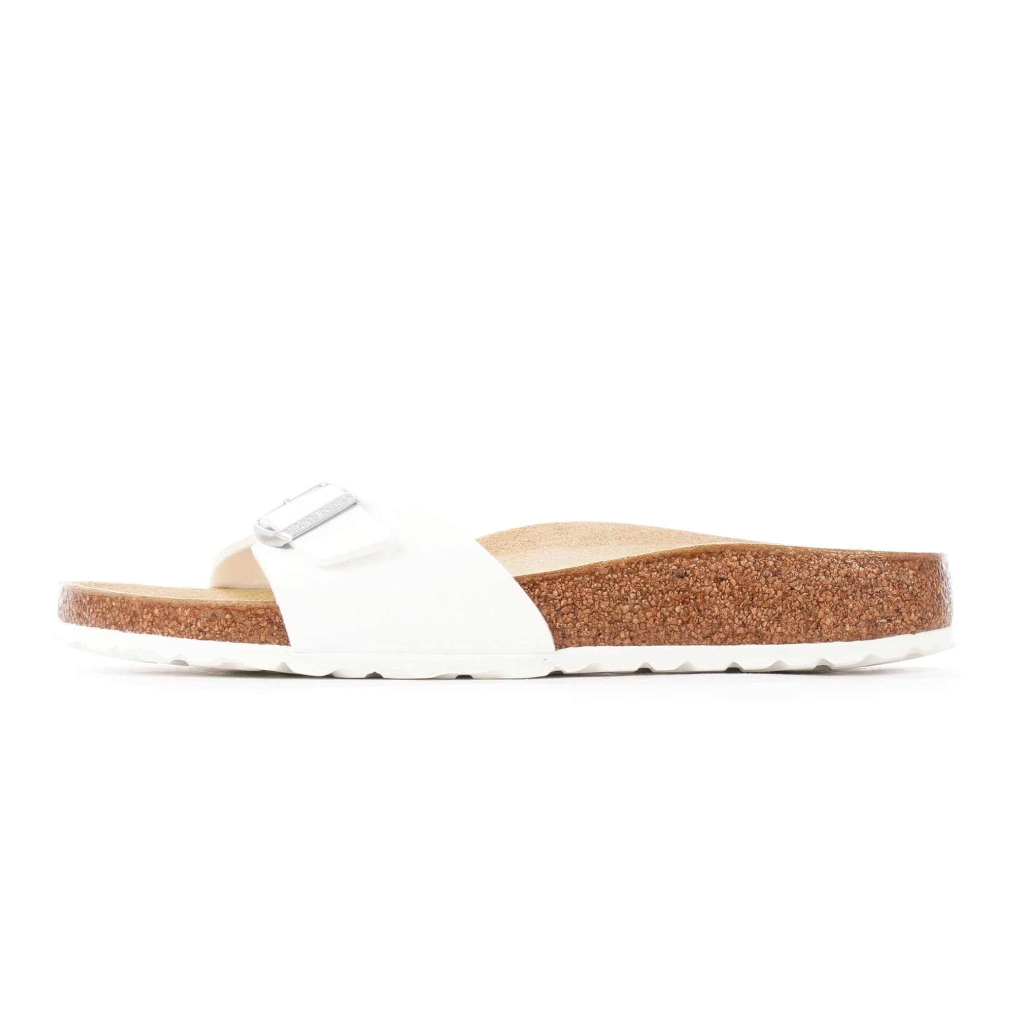 Birkenstock Madrid Birko-Flor White
