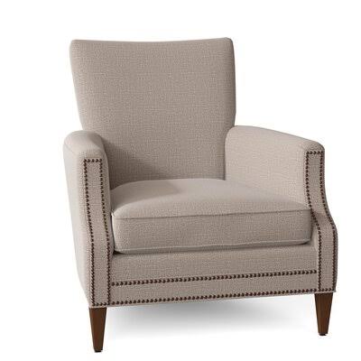 Carlitos 32x22 Wide Down Cushion Armchair Body Fabric: Macc Ecru