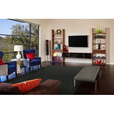 Larissa Handmade Tufted Wool Charcoal Area Rug Brayden Studio Rug Size: Rectangle 5& x 8&