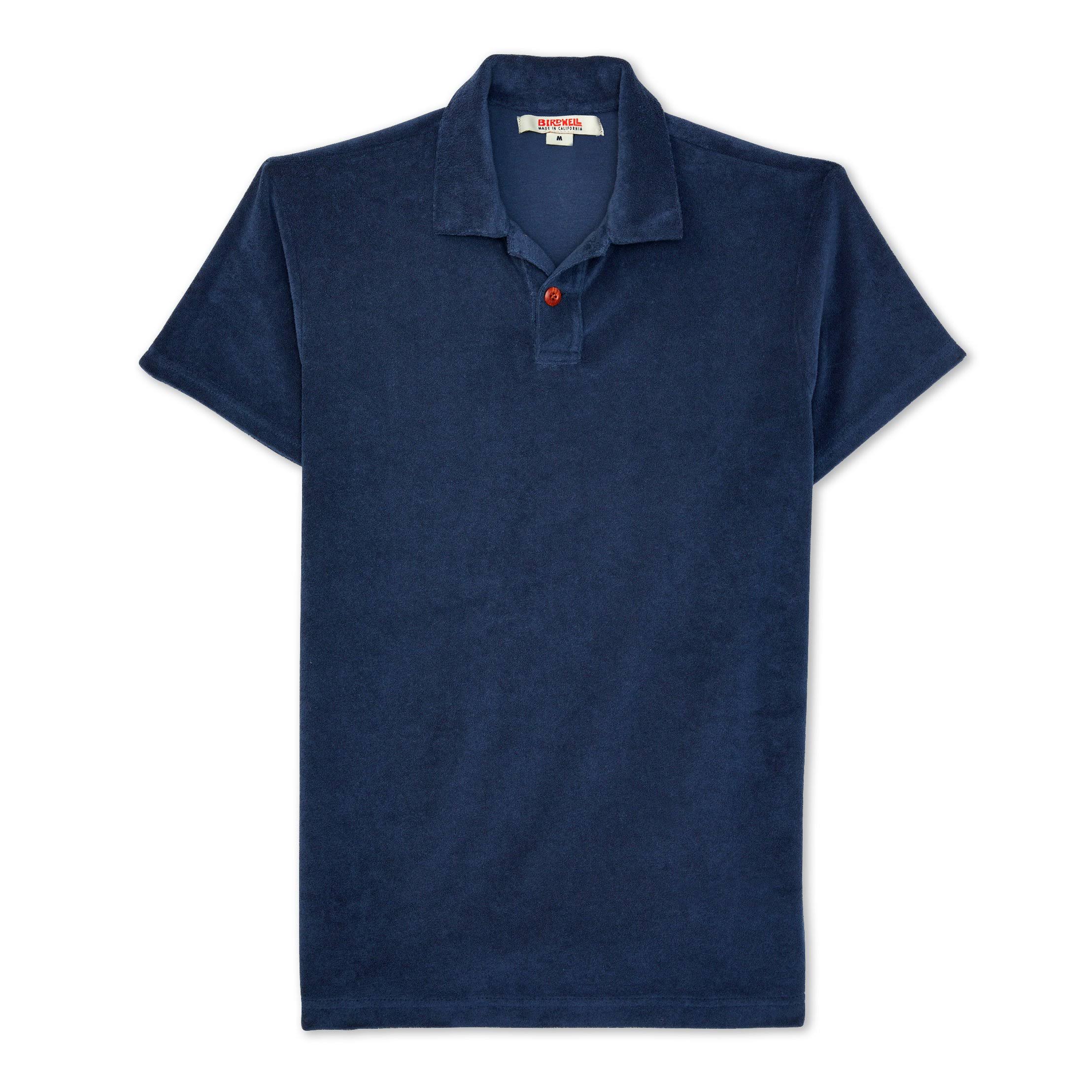 Men's Terry Polo - Navy | Birdwell Beach Britches S / Navy 005