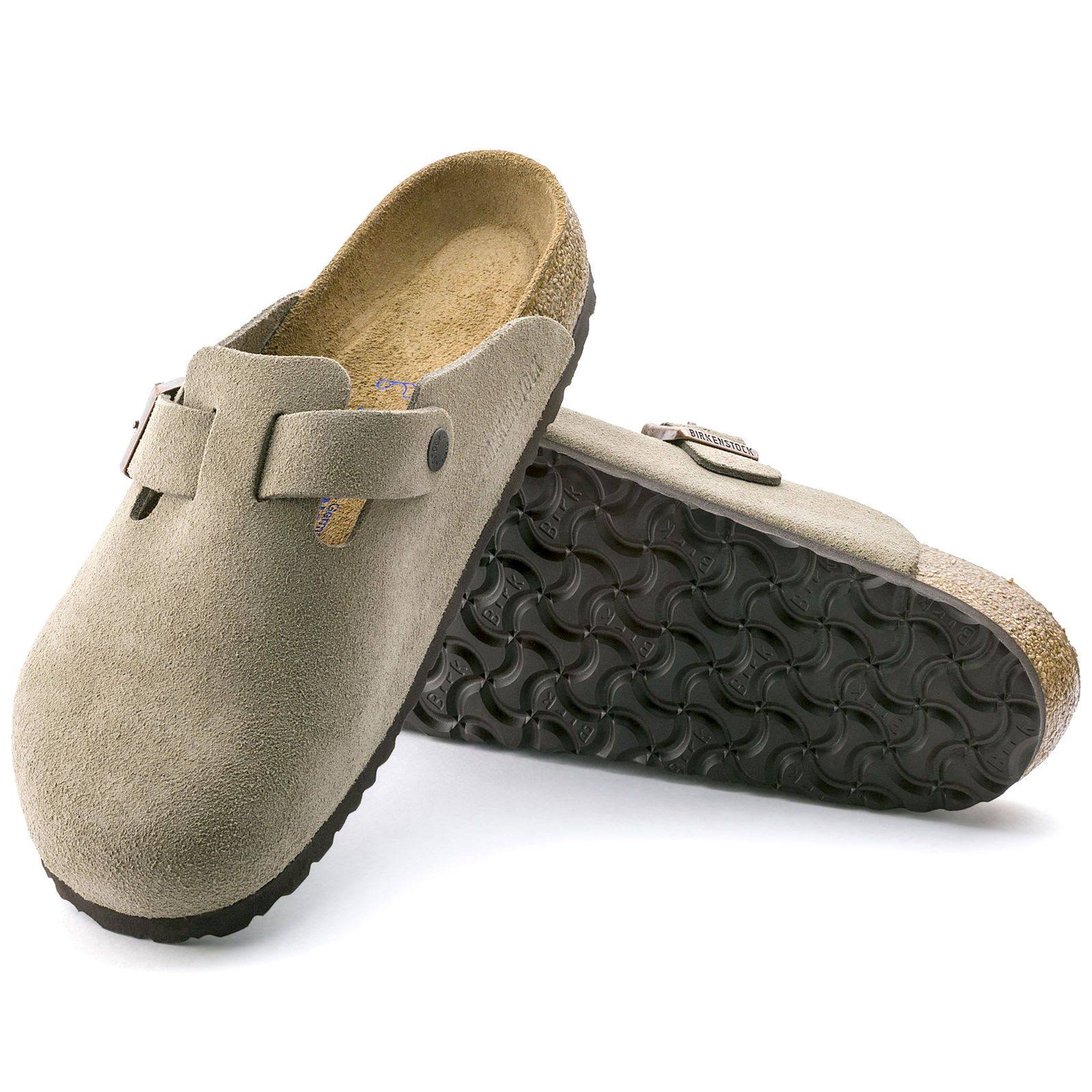 Birkenstock Boston Soft Footbed - Suede Mocha / 43 / Narrow